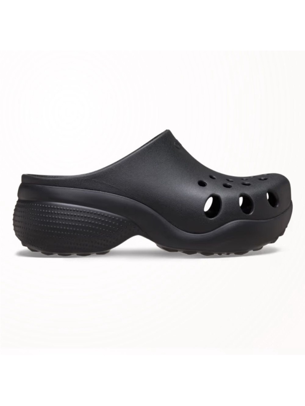 NWT CROCS Aura Clogs in Black Women's Size 9 Comfy Summer Spring Minimalist